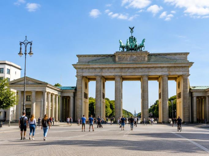 Brandenburg Gate in Berlin, Germany